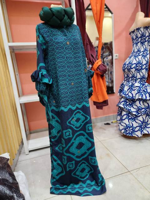Ensemble boubou émeraude